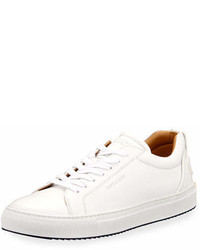 Buscemi Lyndon Leather Low Top Sneaker White