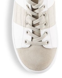 Sam Edelman Marquette Low Top Mixed Media Sneakers