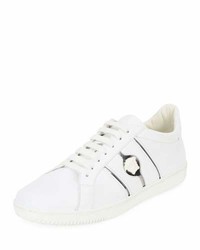 Versace Medusa Leather Low Top Sneaker White