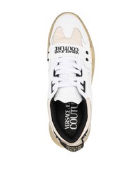 VERSACE JEANS COUTURE Metallic Lace Up Sneakers