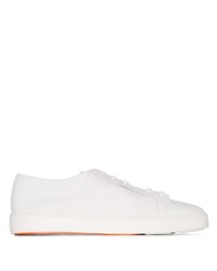Santoni Mid Top Lace Up Sneakers