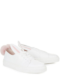 Minna Parikka White Low Top Bunny Sneakers