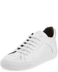 Mm6 Maison Martin Margiela Classic Leather Low Top Sneaker White