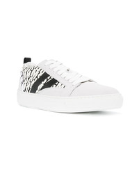 MSGM Monochrome Patterned Sneakers