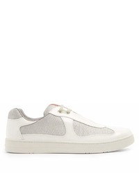 Prada New Americas Cup Low Top Patent Leather Trainers