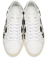 Saint Laurent Off White Court Classic Stars Sneakers