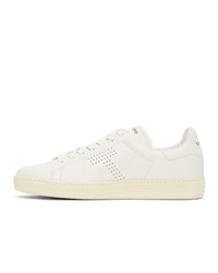Tom Ford Off White Ed Leather Warwick Sneakers