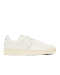 Tom Ford Off White Ed Leather Warwick Sneakers