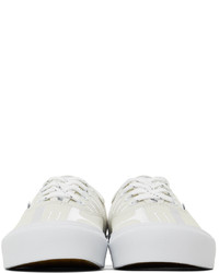 Vans Off White Embroidered Authentic Vlt Lx Sneakers