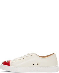 Charlotte Olympia Off White Kiss Me Sneakers