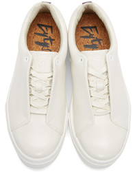 Eytys Off White Leather Doja Sneakers