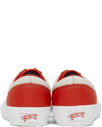 Vans Orange White Style 36 Vlt Lx Sneakers
