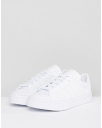 adidas Originals Court Vantage Sneakers In White