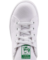 adidas Originals Stan Smith Embroidered Canvas Sneakers