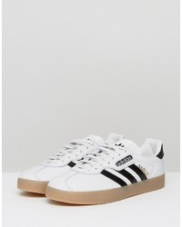 adidas Originals White Gazelle Super Sneakers