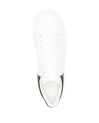 Alexander McQueen Oversized Lace Up Leather Sneakers