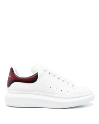 Alexander McQueen Oversized Lace Up Leather Sneakers