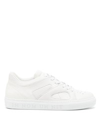 Ih Nom Uh Nit Panelled Lace Up Leather Sneakers
