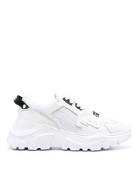 VERSACE JEANS COUTURE Panelled Leather Low Top Sneakers