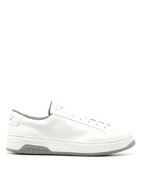 Car Shoe Panelled Leather Sneakers