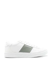 Emporio Armani Panelled Leather Sneakers