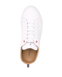 Manuel Ritz Panelled Low Top Leather Sneakers