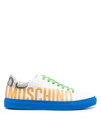 Moschino Panelled Low Top Sneakers