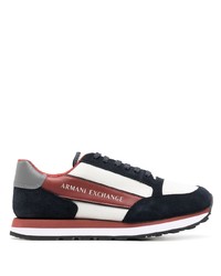 Armani Exchange Panelled Low Top Sneakers