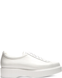 Robert Clergerie Pasket Low Top Leather Trainers