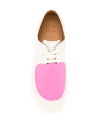 Both Patch Detail Low Top Sneakers