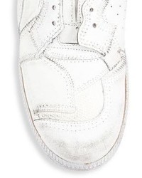 Maison Margiela Patch Leather Low Top Sneakers