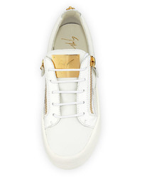 Giuseppe Zanotti Patent Leather Low Top Sneakers