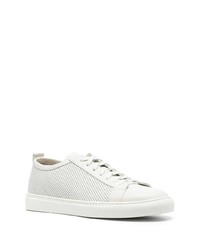 Henderson Baracco Perforated Detail Leather Sneakers