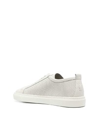 Henderson Baracco Perforated Detail Leather Sneakers