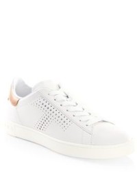 Tod's Perforated Leather Sneakers