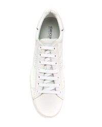 Geox Perforated Logo Sneakers