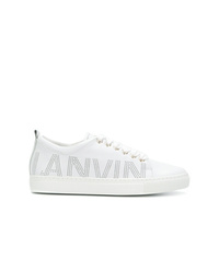 Lanvin Perforated Logo Sneakers