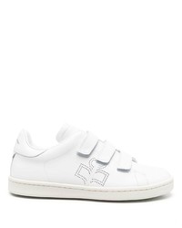 Isabel Marant Perforated Logo Touch Strap Sneakers
