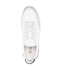 D.A.T.E Perforated Toe Box Leather Sneakers