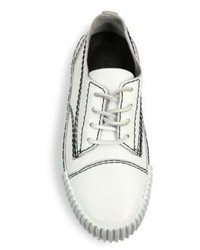 Alexander Wang Perry Leather Low Top Sneakers