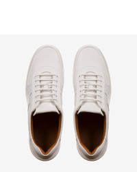 Bally Plain Calf Leather Sneakers In White