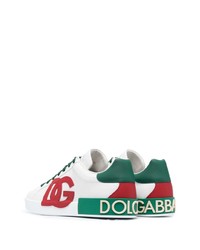 Dolce & Gabbana Portofino Logo Patch Sneakers