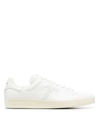 Tom Ford Punch Hole Detail Lace Up Sneakers