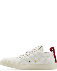 Balmain Quilted Leather Sneakers