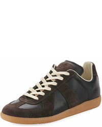 Maison Margiela Replica Leather Suede Low Top Sneakers