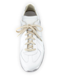 Maison Margiela Replica Low Top Sneaker Wmetallic Sole White