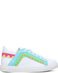 Sophia Webster Riko Low Top Leather Trainers