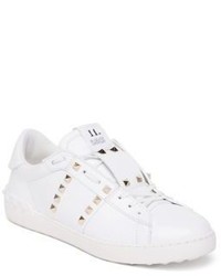 Valentino Rockstud Low Top Leather Sneaker