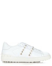 Valentino Rockstud Untitled 11 Low Top Leather Trainers