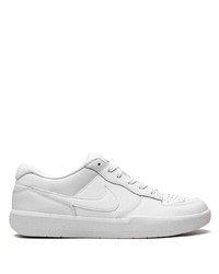 Nike Sb Force 58 Triple White Sneakers
